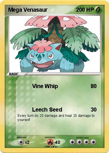 Pokemon Mega Venasaur