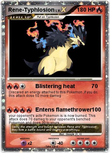Pokemon Rene-Typhlosion