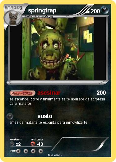 Pokemon springtrap