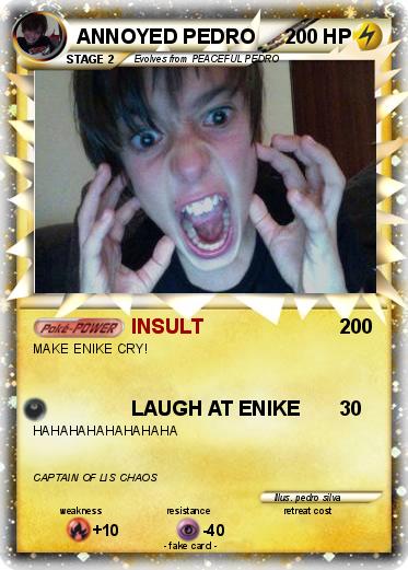 Pokemon ANNOYED PEDRO