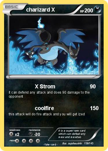 Pokemon charizard X