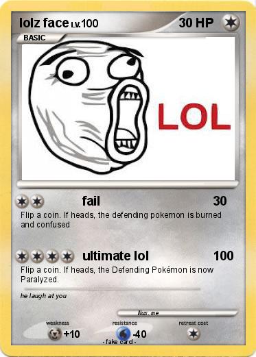 Pokemon lolz face