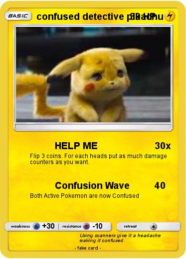 Pokemon confused detective pikachu