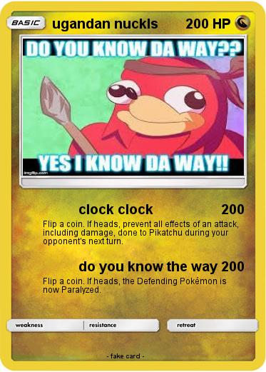 Pokemon ugandan nuckls