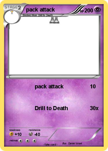Pokemon pack attack
