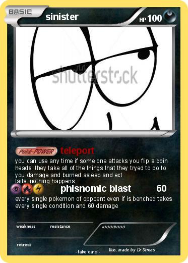 Pokemon sinister