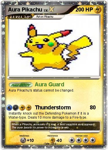 Pokemon Aura Pikachu
