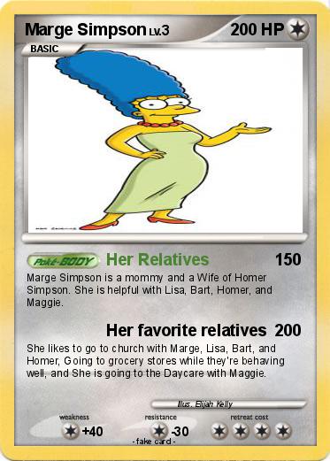 Pokemon Marge Simpson