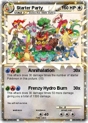 Pokemon Starter Party