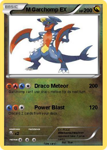 Pokemon M Garchomp EX