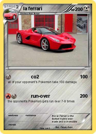 Pokemon la ferrari