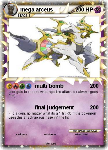 Pokemon mega arceus