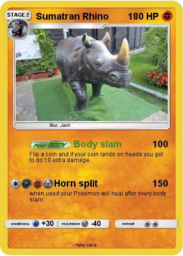 Pokemon Sumatran Rhino