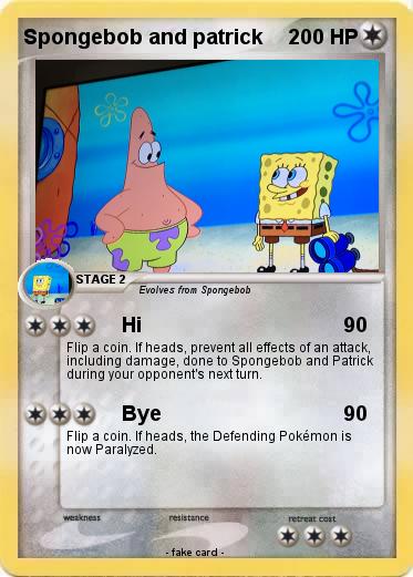 Pokemon Spongebob and patrick