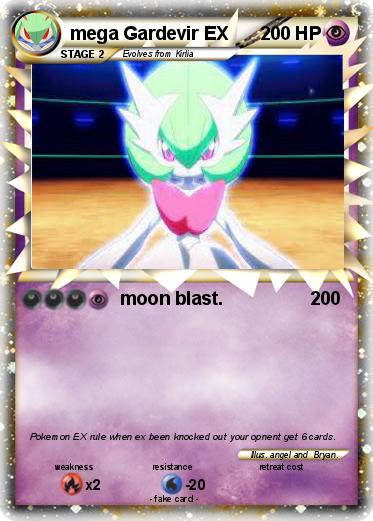 Pokemon mega Gardevir EX