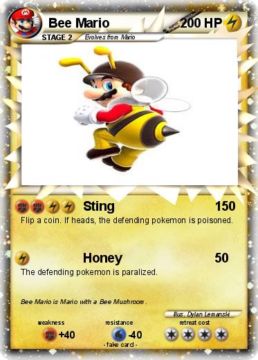 Pokemon Bee Mario