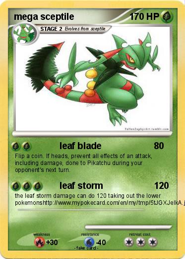 Pokemon mega sceptile