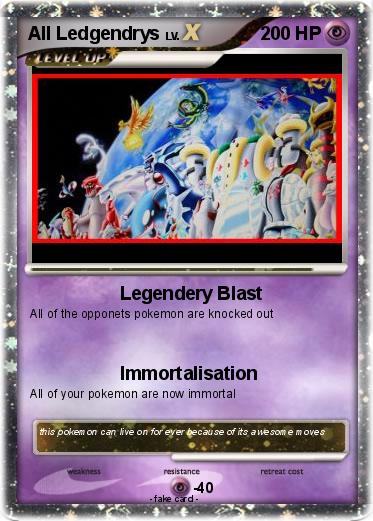 Pokemon All Ledgendrys