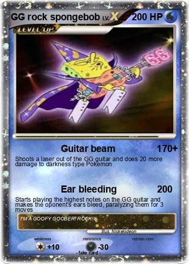 Pokemon GG rock spongebob