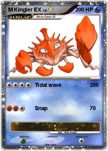 Pokemon M Kingler EX