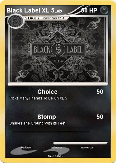 Pokemon Black Label XL 5