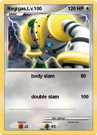 Pokemon Regigas.Lv.100