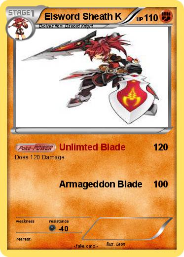 Pokemon Elsword Sheath K