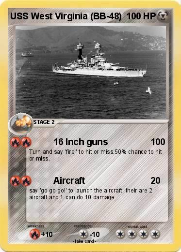 Pokemon USS West Virginia (BB-48)