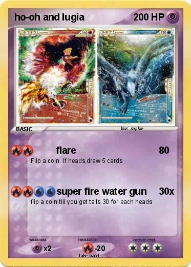 Pokemon ho-oh and lugia