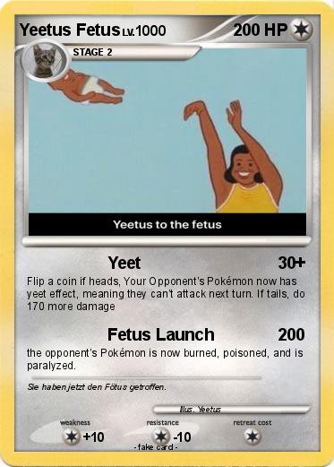 Pokemon Yeetus Fetus