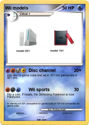 Pokemon Wii models