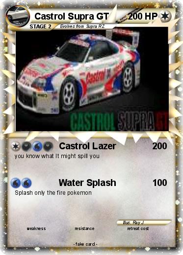 Pokemon Castrol Supra GT