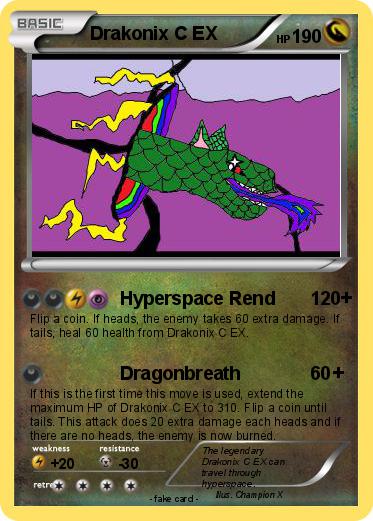Pokemon Drakonix C EX