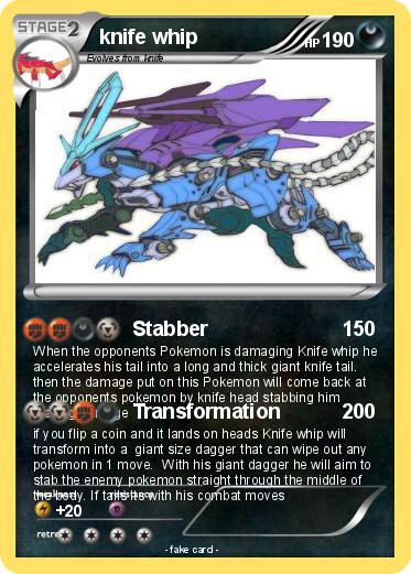 Pokemon knife whip