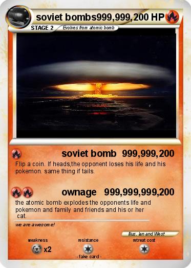 Pokemon soviet bombs999,999,