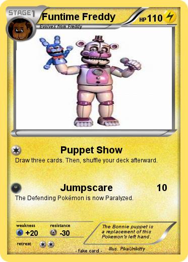 Pokemon Funtime Freddy