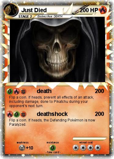 Pokemon Just Died