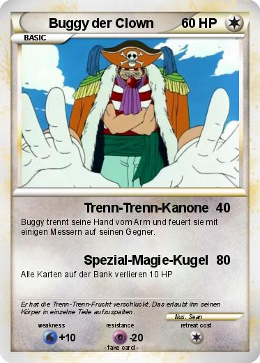 Pokemon Buggy der Clown