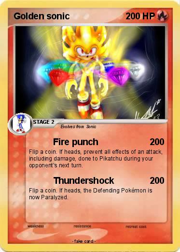 Pokemon Golden sonic