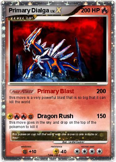 Pokemon Primary Dialga