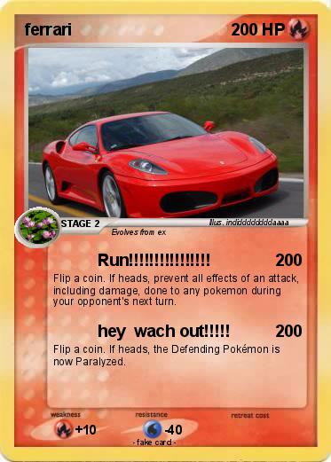 Pokemon ferrari