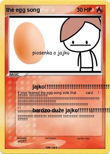Pokemon the egg song
