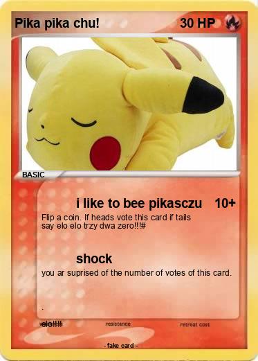Pokemon Pika pika chu!