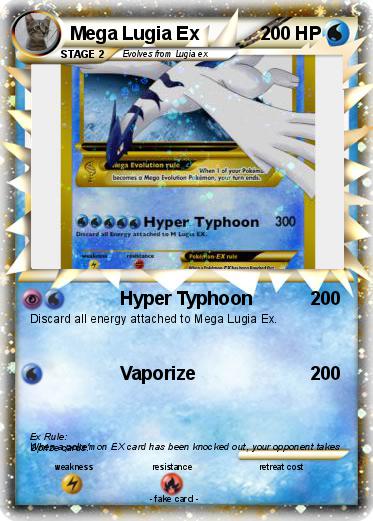 Pokemon Mega Lugia Ex