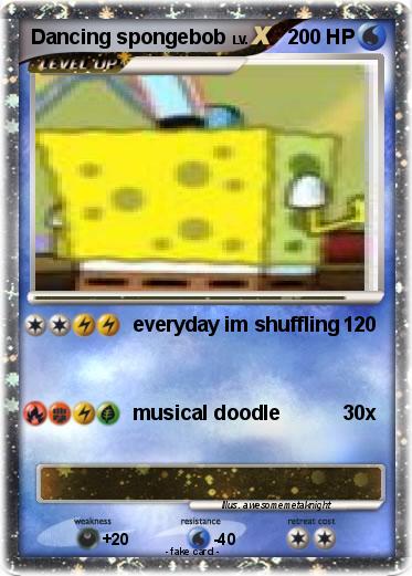 Pokemon Dancing spongebob