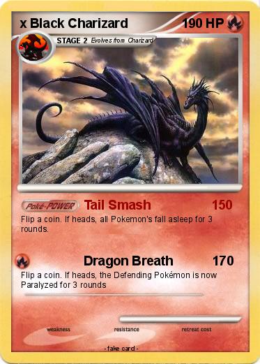 Pokemon x Black Charizard