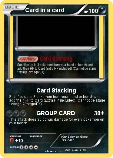 Pokemon Card in a card