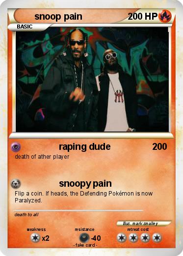 Pokemon snoop pain