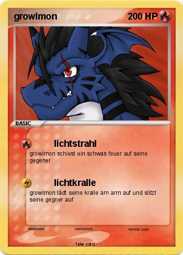 Pokemon growlmon