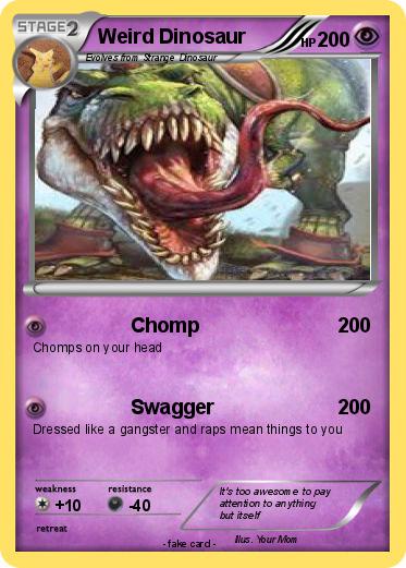 Pokemon Weird Dinosaur